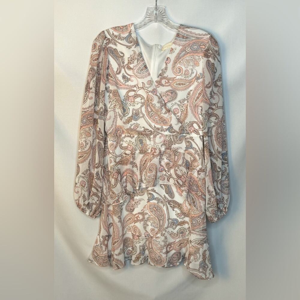 Altar’d State Mini Dress Size M Paisley Cottagecore Flowy Flirty Feminine Summer